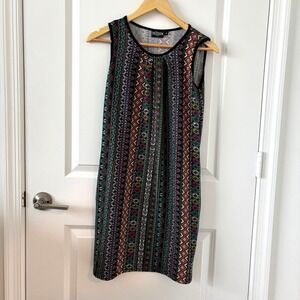 Vintage Culture Shop Sleeveless A-line Size S Dress Retro Boho Tribal